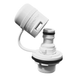 Flushmaster Outboard Engine Flush Port Quick Connect for Mercury - White - FMQCMW