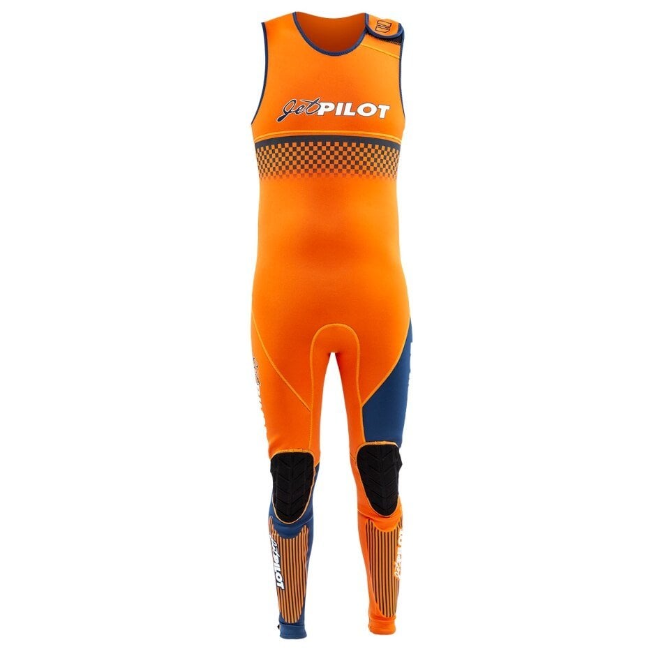 JetPilot Vintage Neoprene Wetsuit John - Men's - Orange/Navy - S