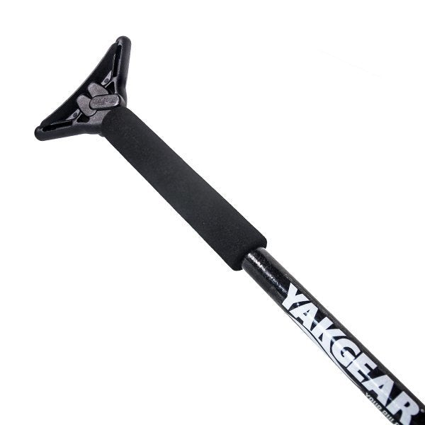 YakGear - YakStick Floating Stake-Out Stick w/Mudfoot - 6' - Black - 01-0079