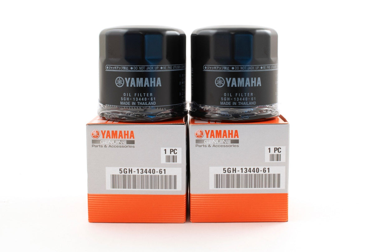 Yamaha F15 F25 F40 F50 F60 F70 Outboard Oil Filter 5GH-13440-61-00 - 2-Pack