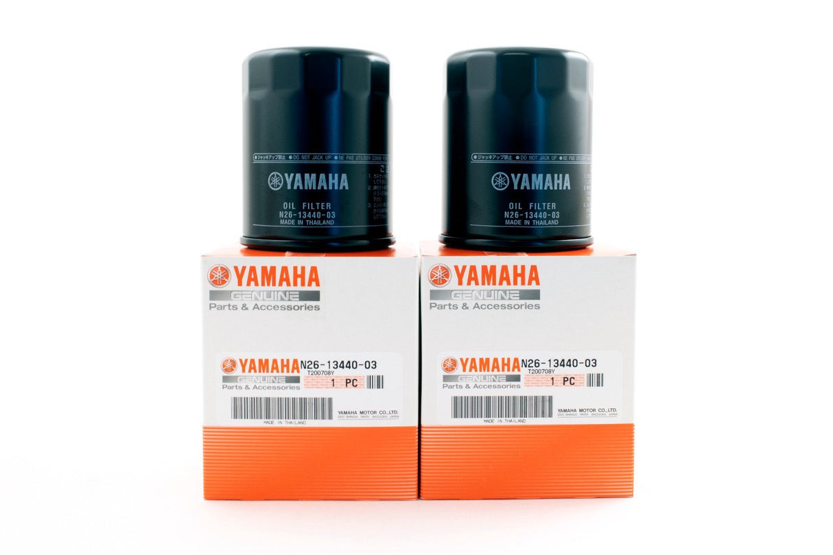 Yamaha F225 F250 F300 4.2L F350 V8 VF200 VF225 VF250 Oil Filter N26-13440-03-00 N26-13440-02-00 - 2-pack