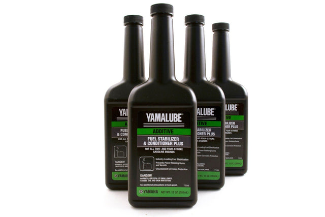 Yamaha - Fuel Stabilizer and Conditioner Plus - 12oz Bottle - 4-Pack - ACC-FSTAB-PL-12