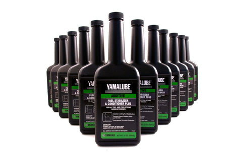 Yamaha - Fuel Stabilizer and Conditioner Plus - 12 oz. Bottle- 12-Pack - ACC-FSTAB-PL-12